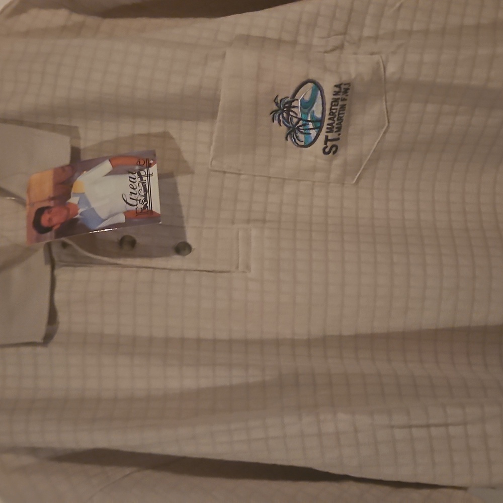 Mens Vintage Polo/Golf Shirt.Tan .Size XL.
